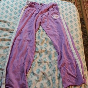 Pink boyfriend fit sweats